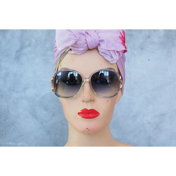 Vintage 1970s Sunglasses Disco retro Made In Korea Grandma Chic main image 12
